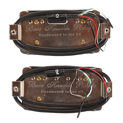 Bare Knuckle Humbucker The Mule Set 50mm 4-Conductor Short Leg Unpotted Black Cover Pickups & Preamps