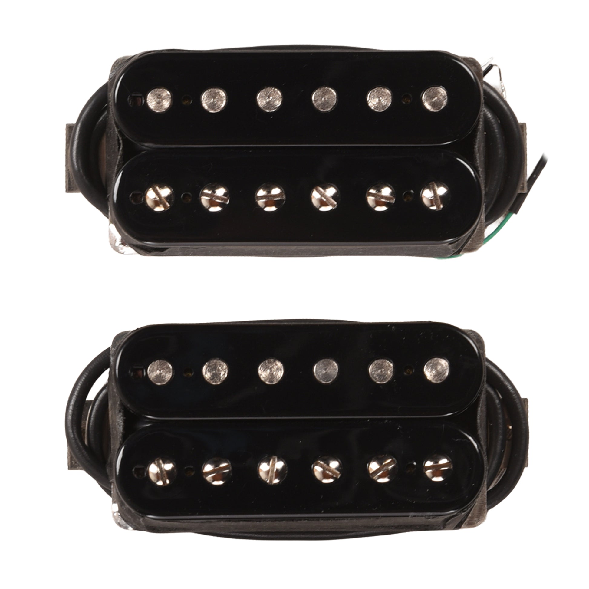 Bare Knuckle Humbucker The Mule Set 50mm 4-Conductor Short Leg Unpotted Black Cover Pickups & Preamps