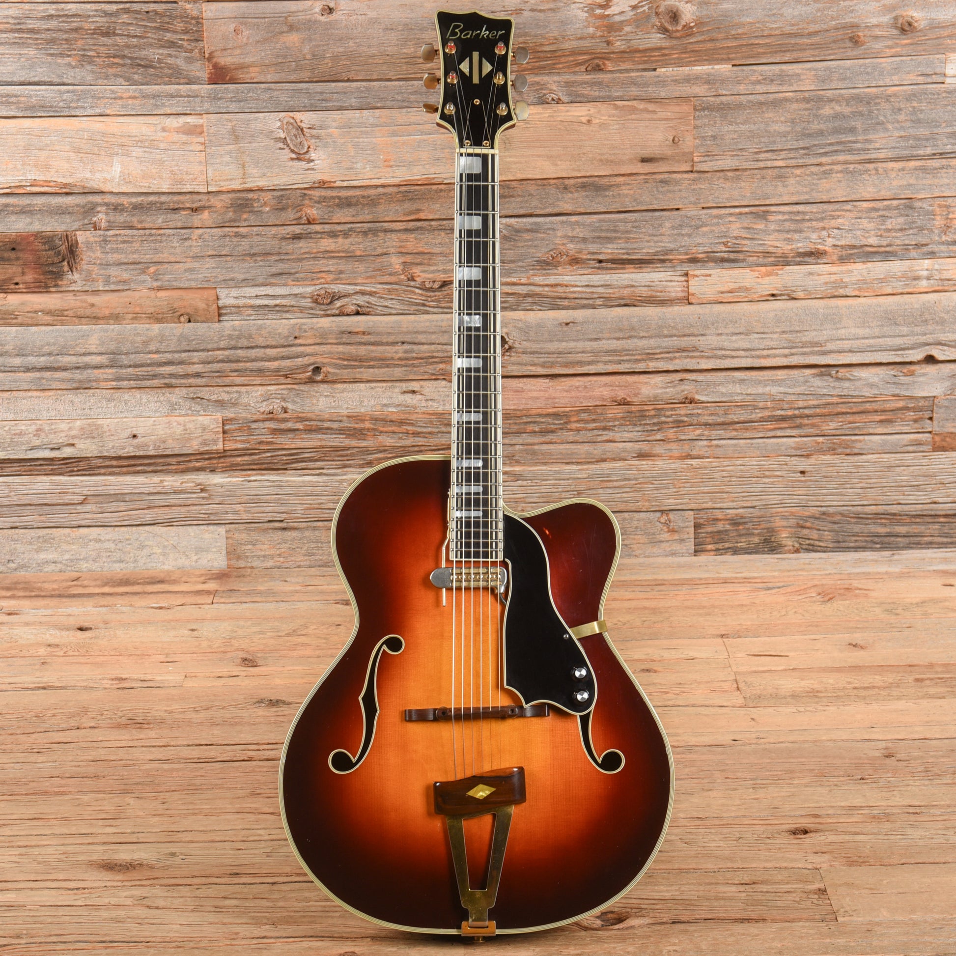 Barker Hollow Body Jazz Guitar Sunburst 1972 Electric Guitars / Hollow Body