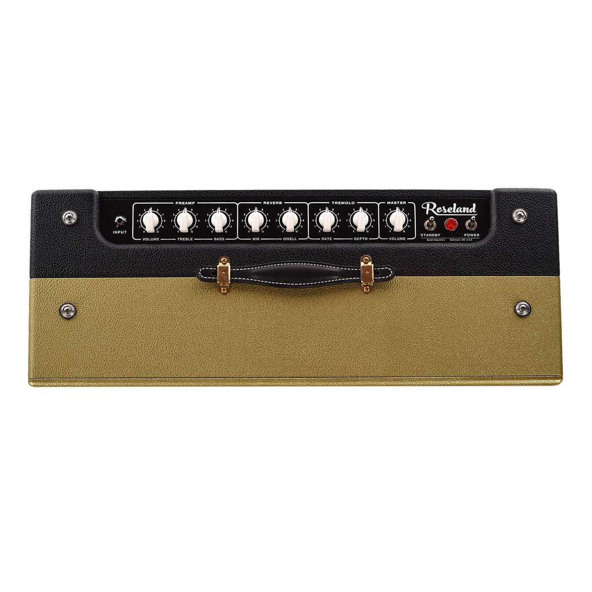 Bartel Roseland 45W 1x12 Combo Amp Limited 2-Tone Black & Gold Amplifiers