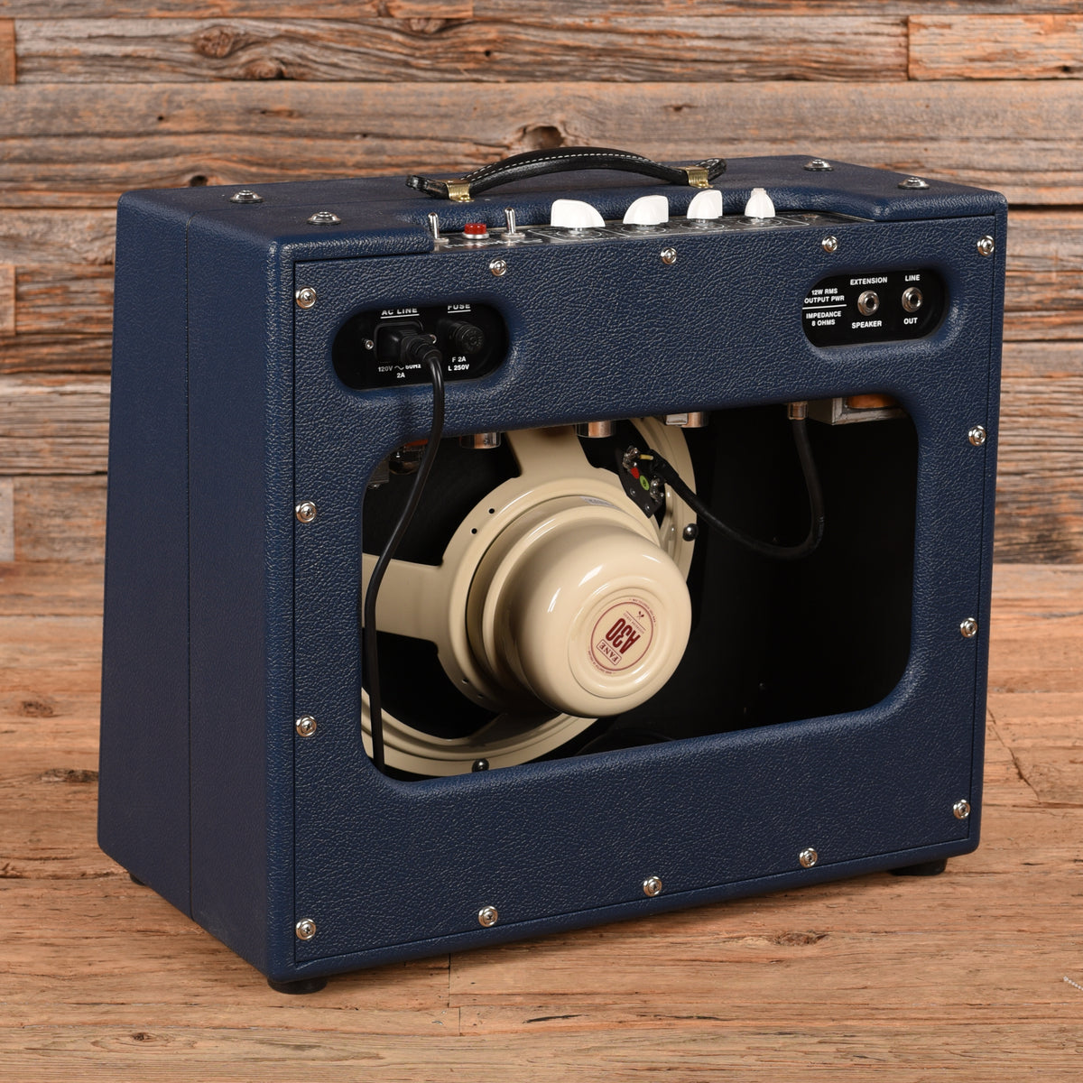 Bartel Sugarland 12-Watt 1x12-Inch Tube Combo Guitar Amplifier Dark Blue Amplifiers