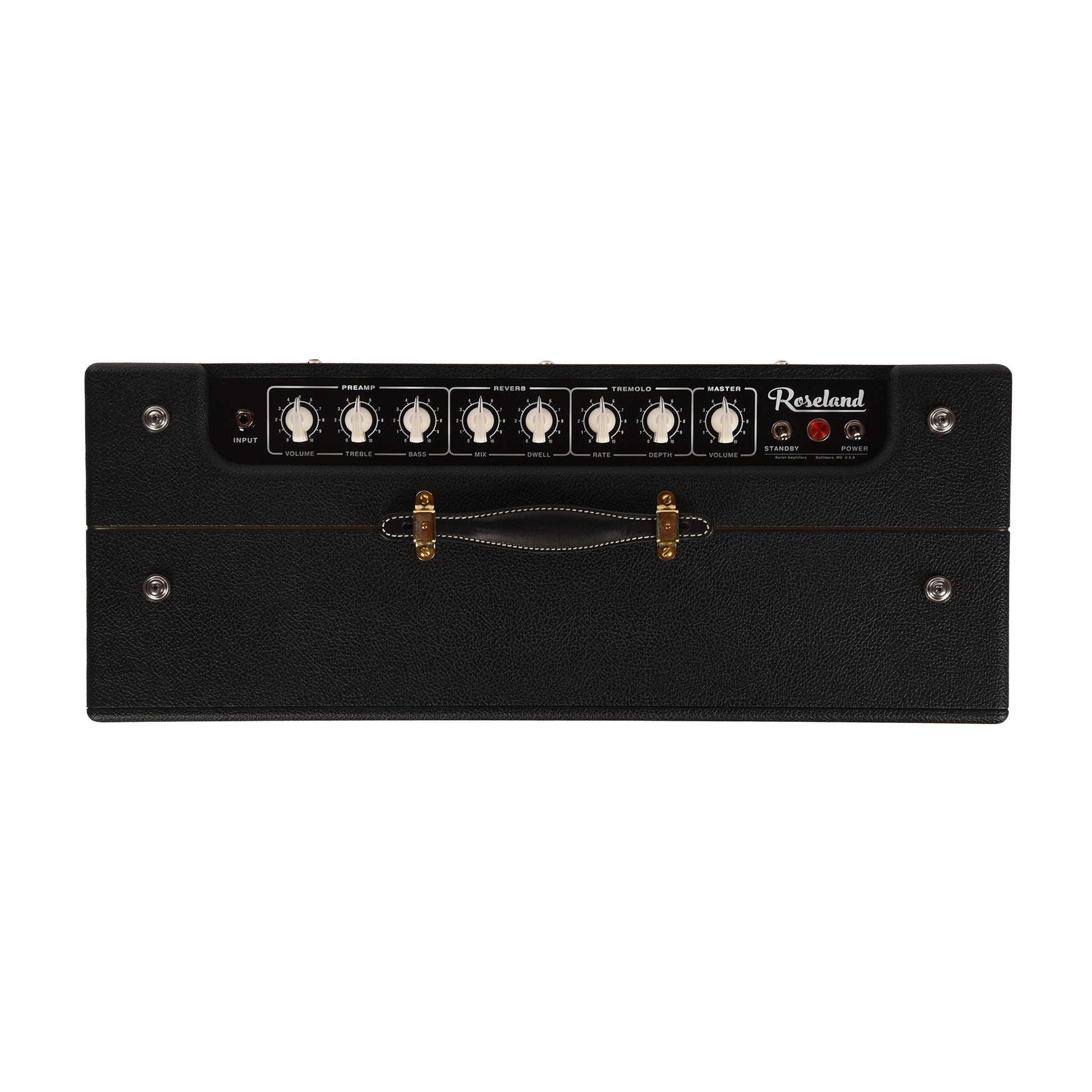 Bartel Roseland 45W 1x12 Combo British Black w/ Black Vintage Cloth, Reverb, Tremolo & Fane Alnico A60 Speaker Amps / Guitar Amps / Guitar Combos