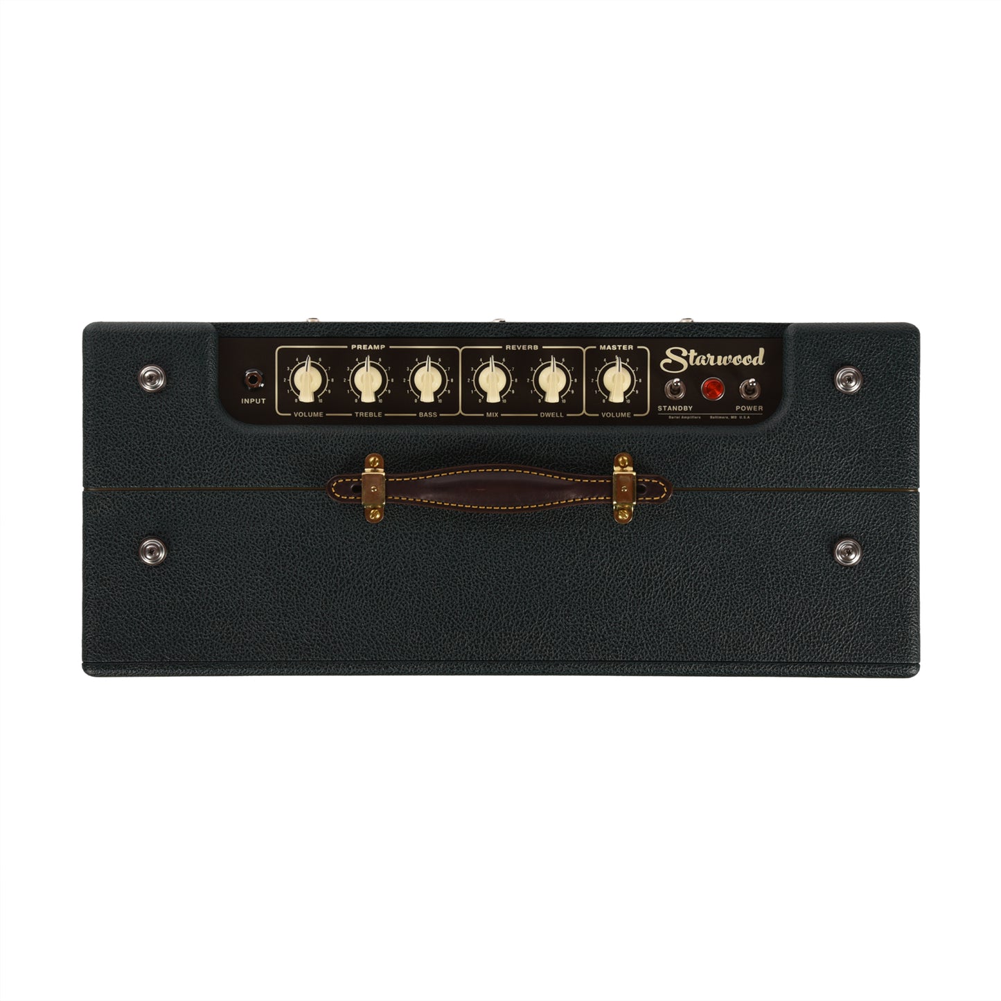 Bartel Starwood 28W 1x12 Combo All Green w/ Oxblood Cloth, Reverb & Fane Alnico A60 Speaker Amps / Guitar Amps / Guitar Combos