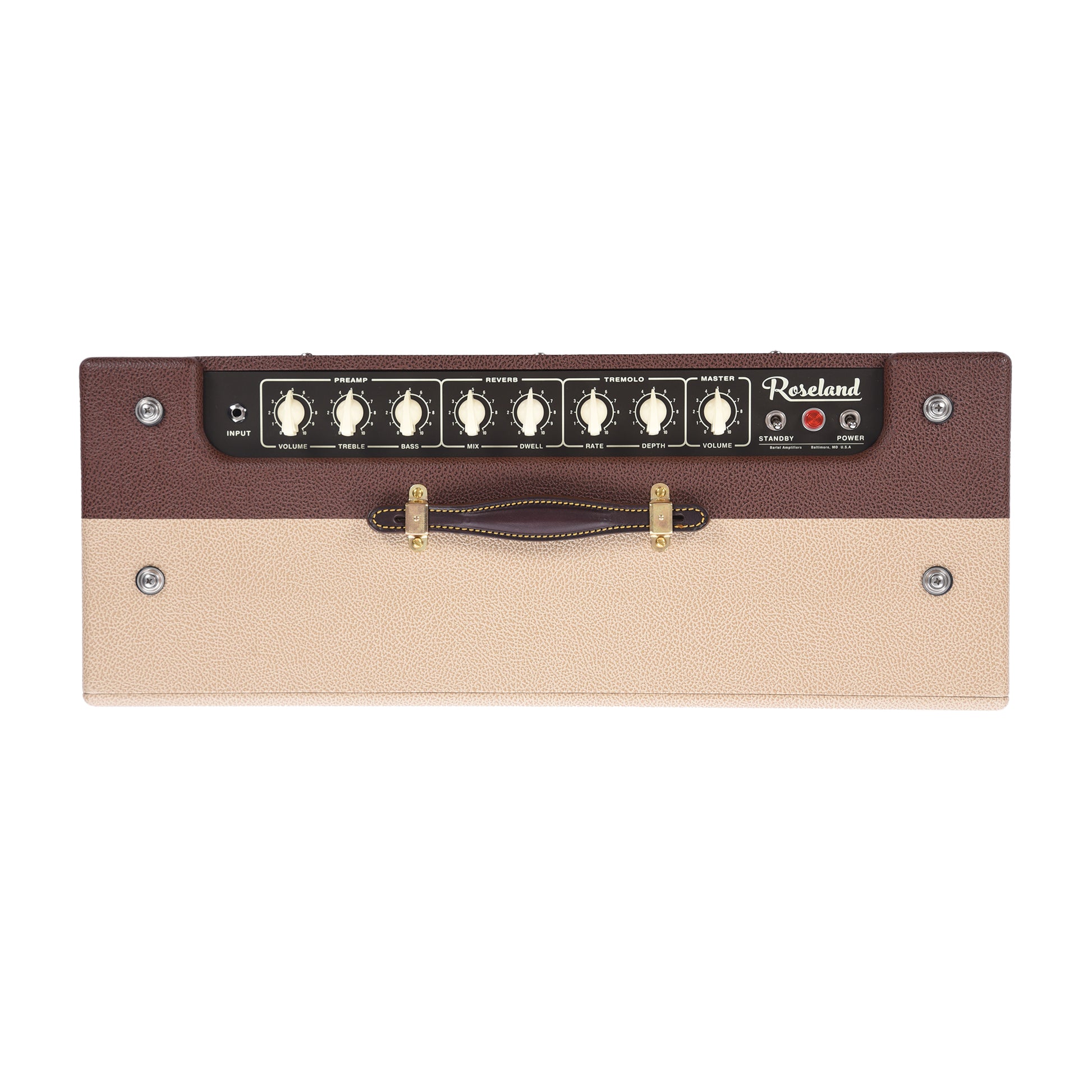 Bartel Roseland 45w Head Ivory/Brown Tolex w/Reverb & Tremolo Amps / Guitar Amps / Guitar Heads