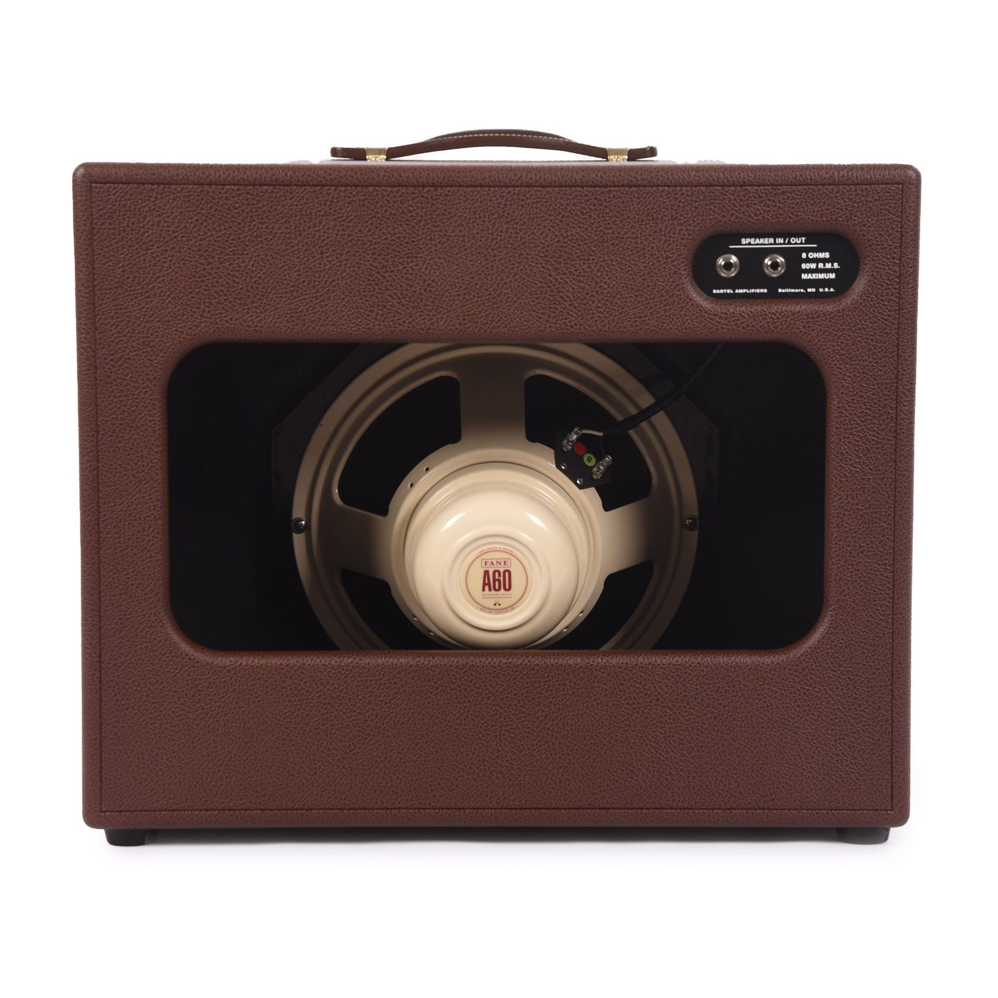 Bartel Starwood 1x12 Extension Cabinet Slanted Front Tweed w/Fane Alnico A60 Speaker Amps / Guitar Cabinets
