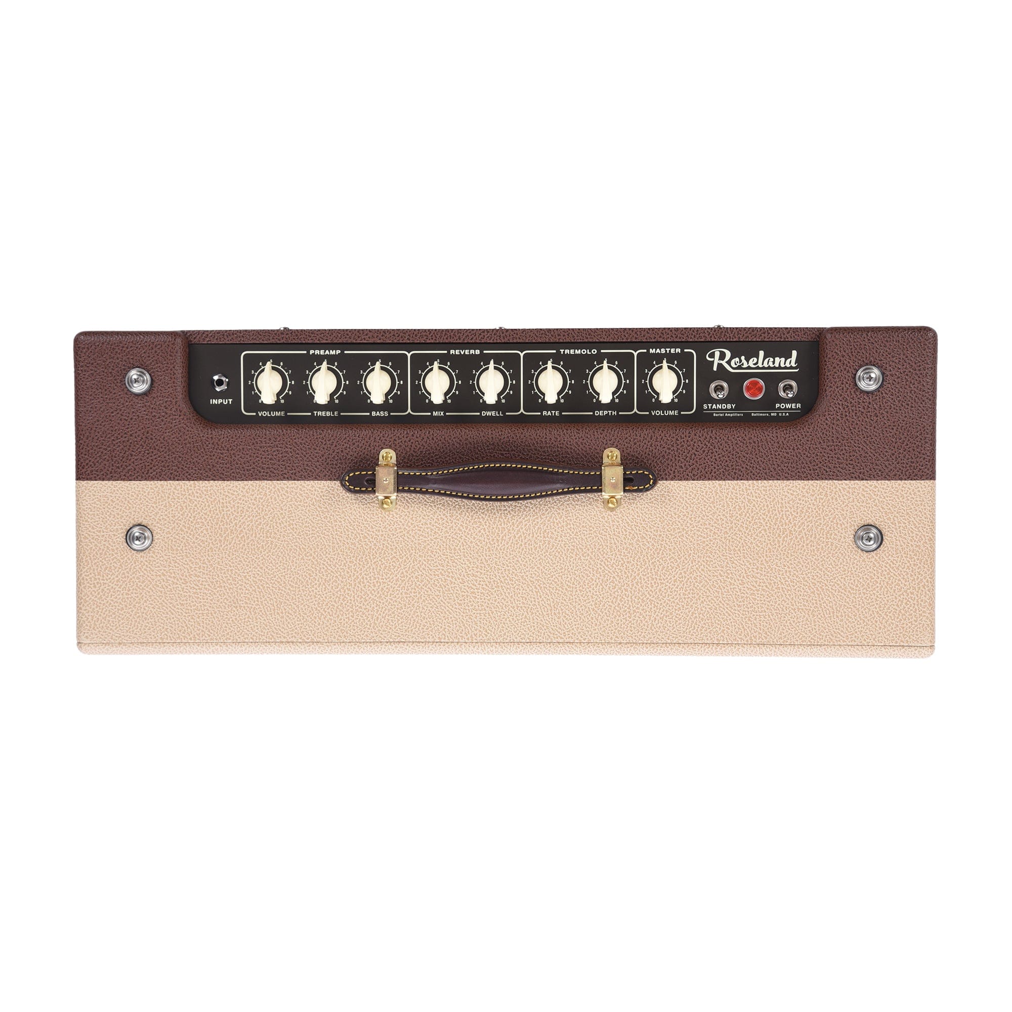 Bartel Roseland 45w Head Ivory/Brown Tolex w/Reverb & Tremolo Amps / Guitar Heads