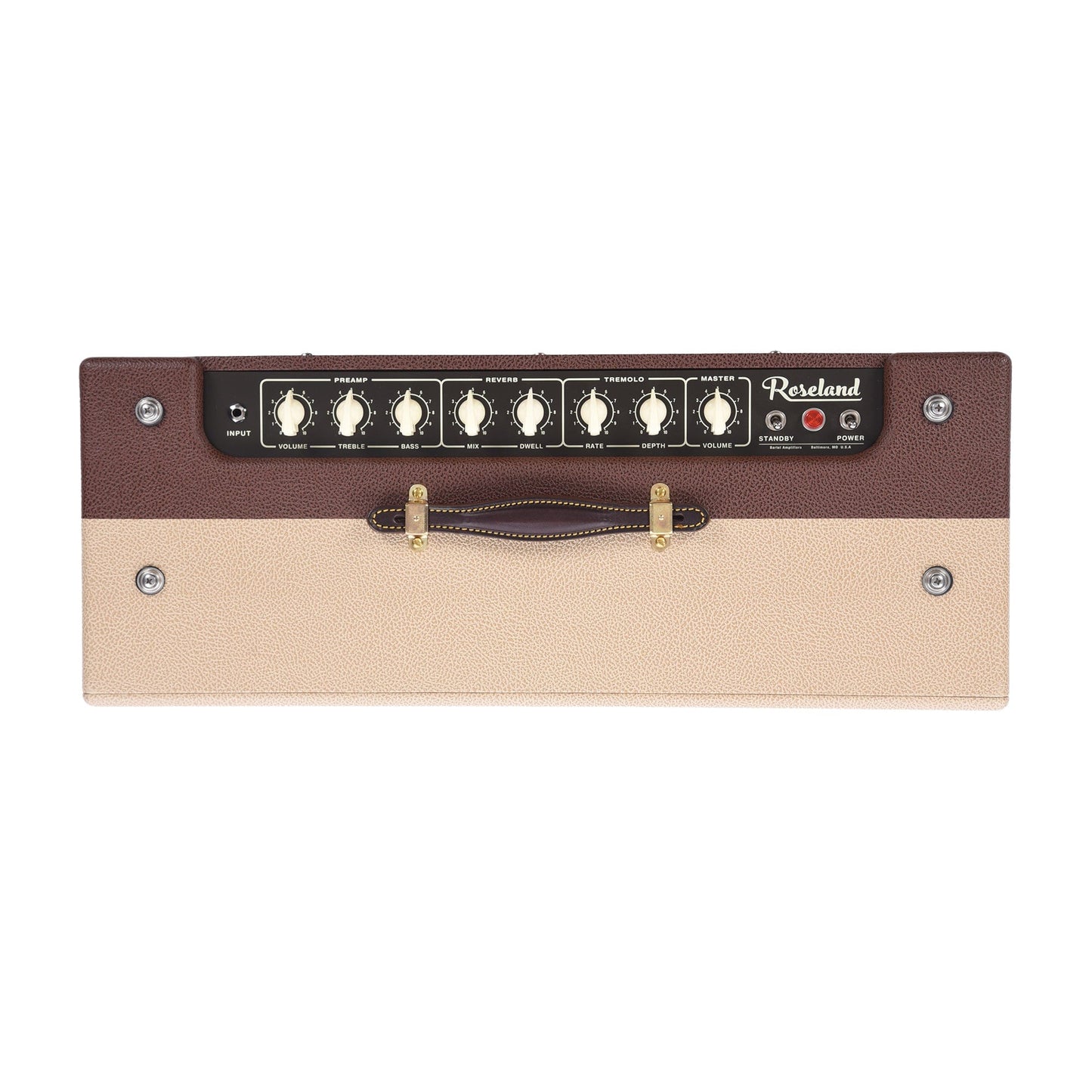 Bartel Roseland 45w Head Ivory/Brown Tolex w/Reverb & Tremolo Amps / Guitar Heads