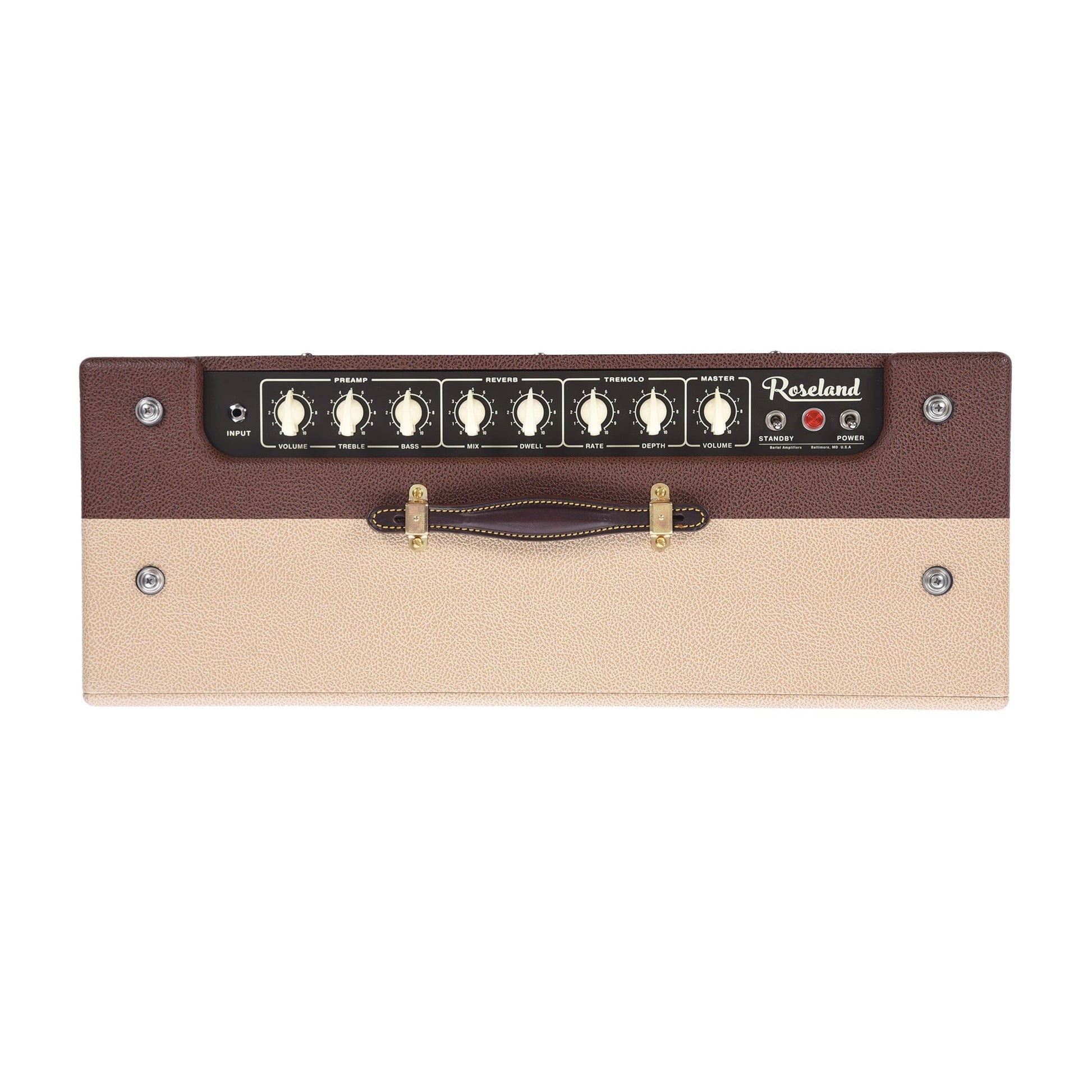 Bartel Roseland 45w Head Ivory/Brown Tolex w/Reverb & Tremolo Amps / Guitar Heads