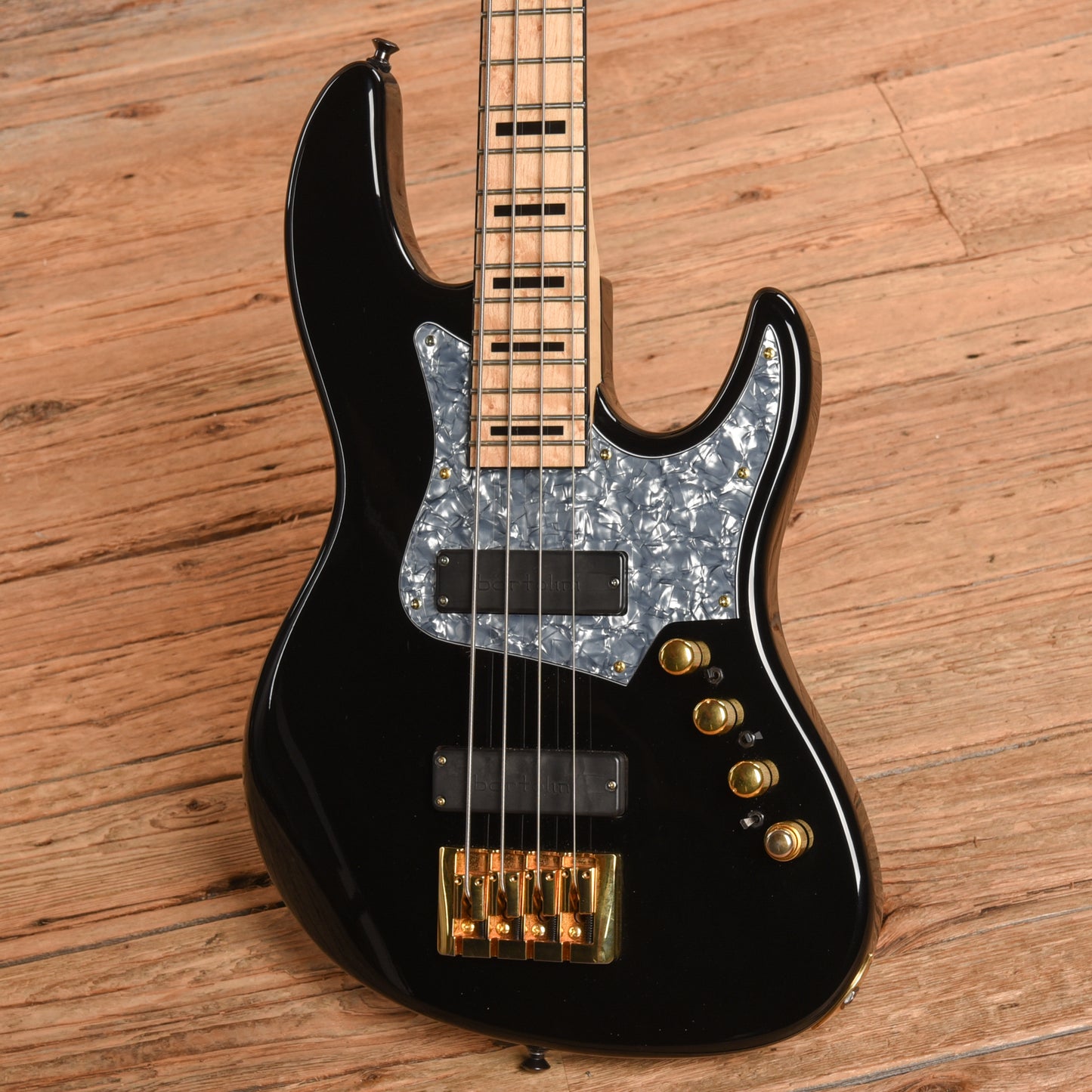 Bass Mods EF-4 Ethan Farmer Black Bass Guitars / 4-String