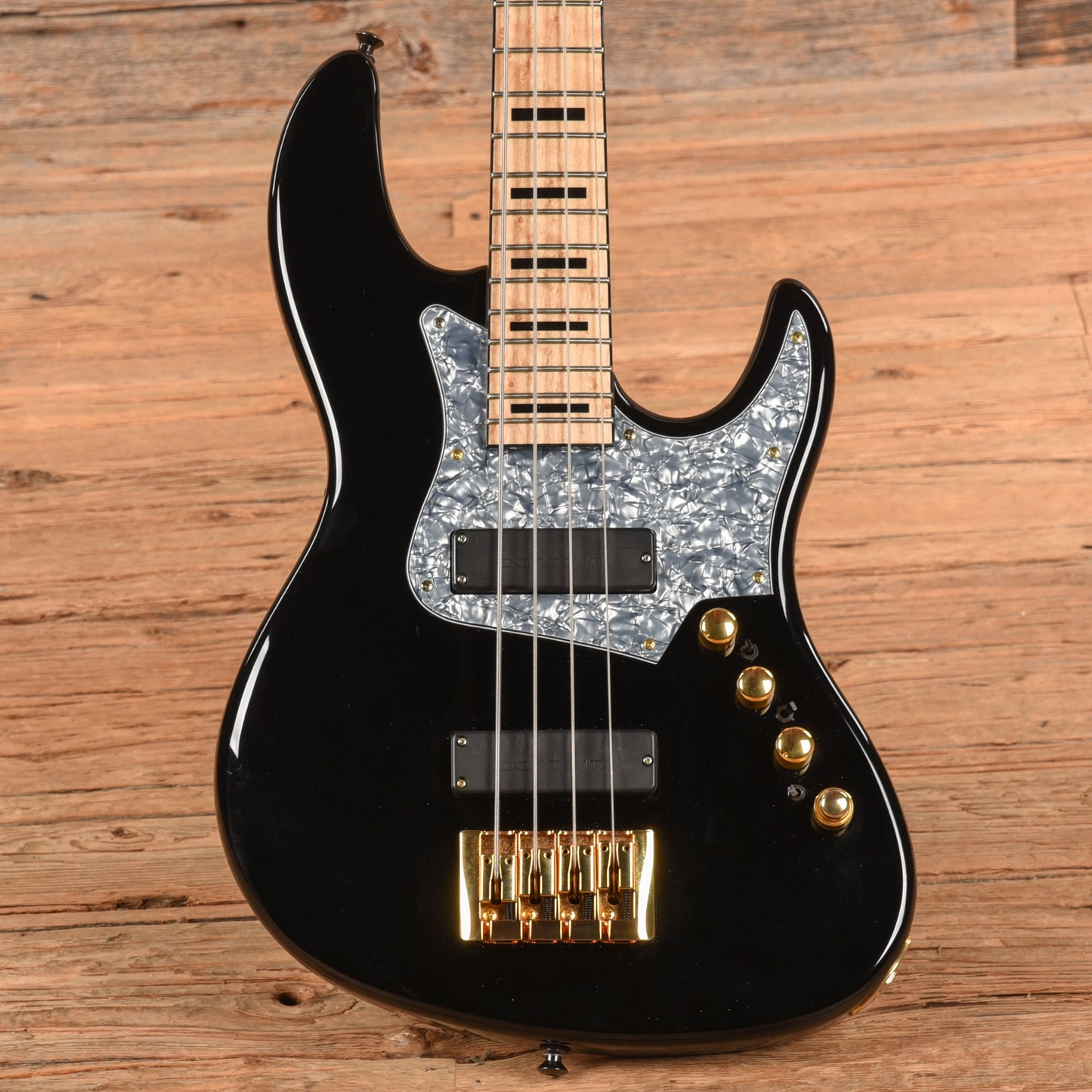 Bass Mods EF-4 Ethan Farmer Black Bass Guitars / 4-String