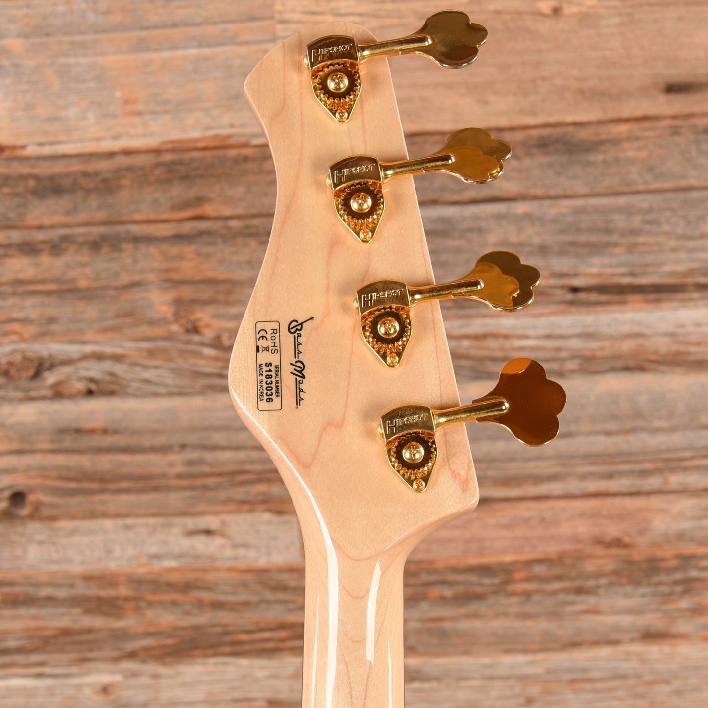 Bass Mods EF-4 Ethan Farmer Black Bass Guitars / 4-String