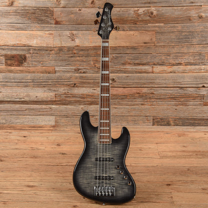 Bass Mods K5TS Transparent Black Bass Guitars / 5-String or More