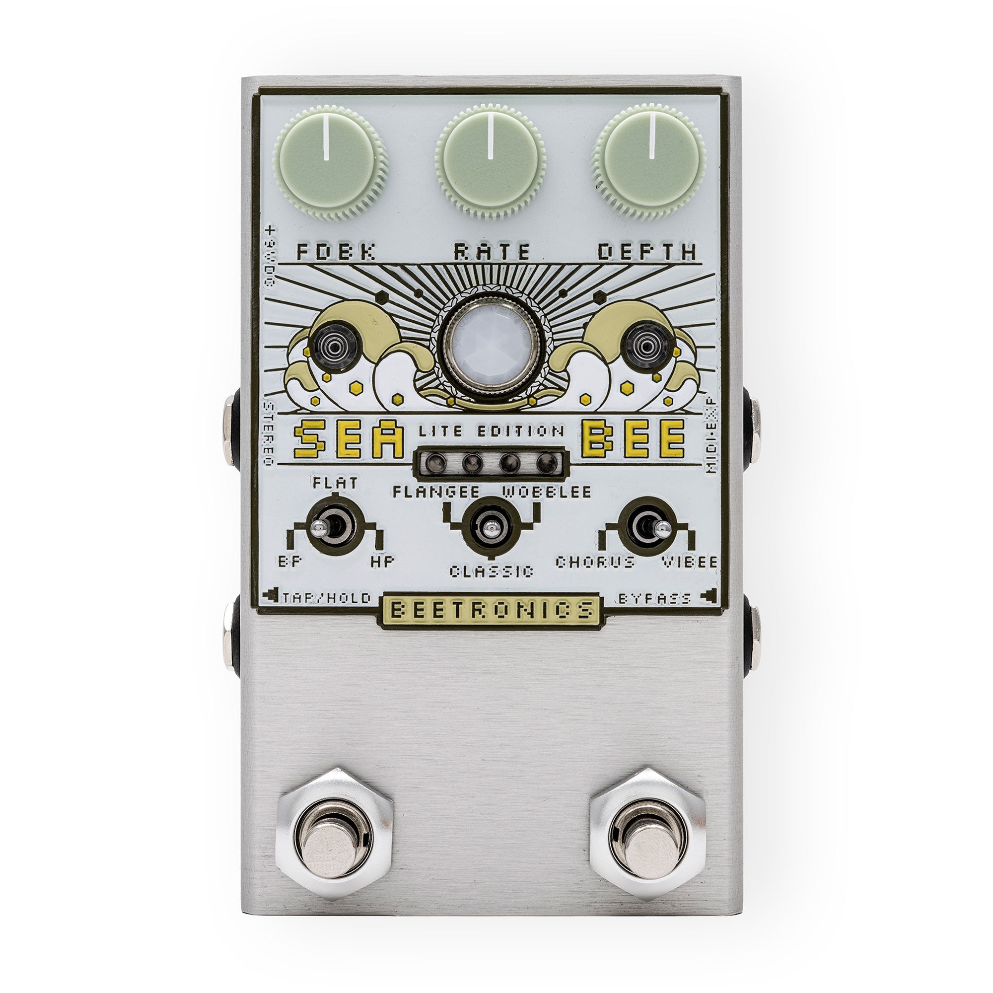 Beetronics Seabee Lite Edition Cream Harmochorus Pedal – Chicago Music ...
