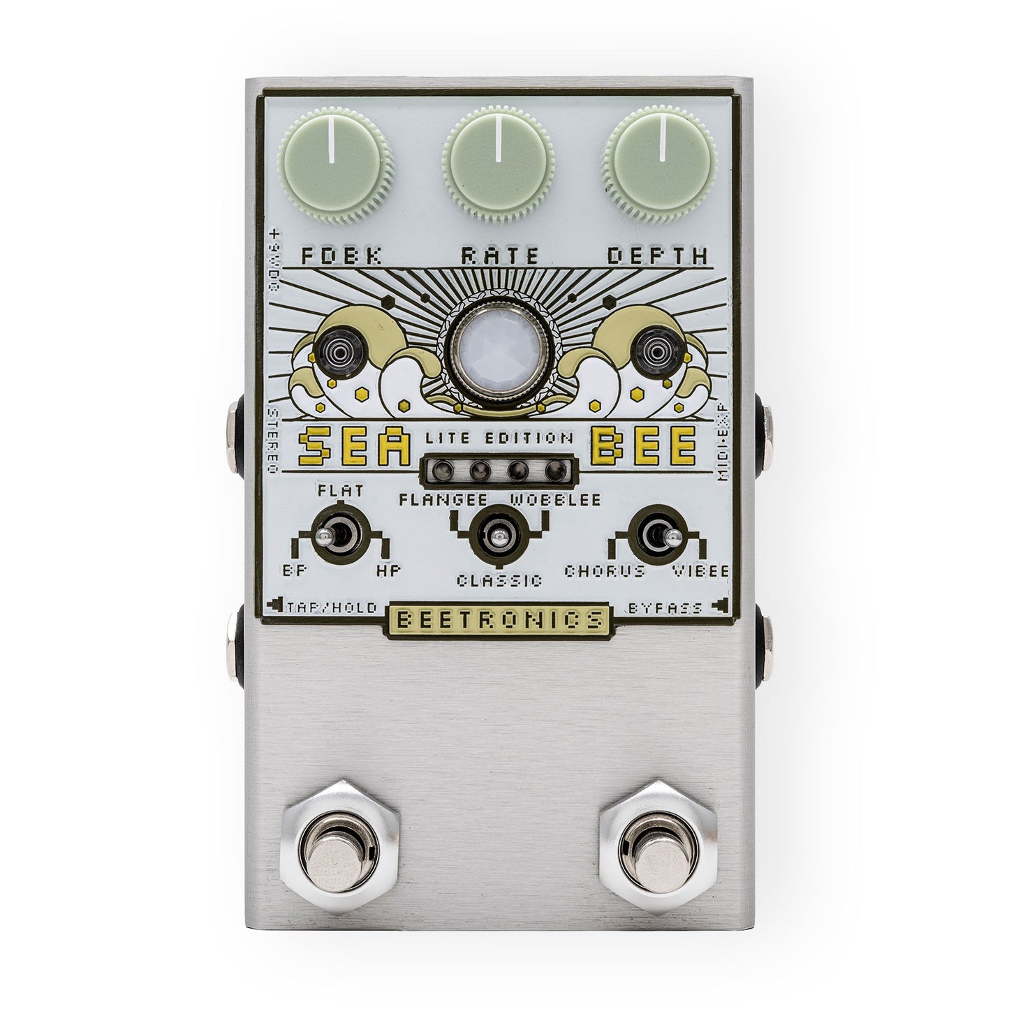 Beetronics Seabee Lite Edition Cream Harmochorus Pedal Effect Pedals