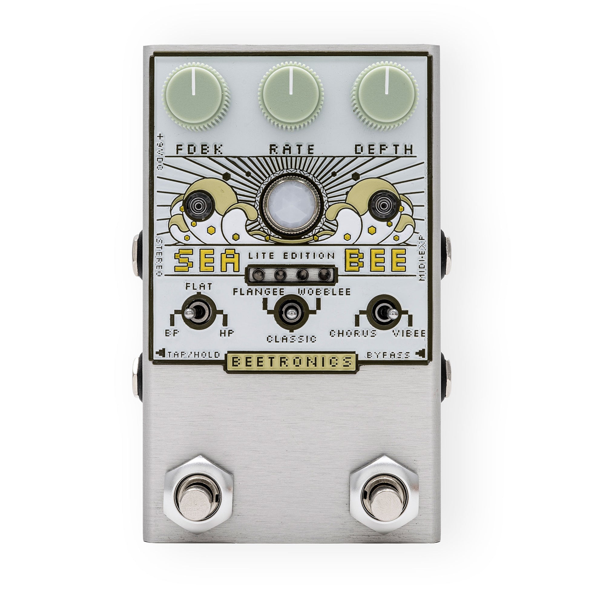 Beetronics Seabee Lite Edition Cream Harmochorus Pedal Effect Pedals