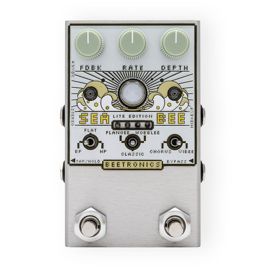 Beetronics Seabee Lite Edition Cream Harmochorus Pedal Effect Pedals