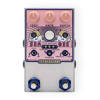Beetronics Seabee Lite Edition Pink Harmochorus Pedal Effect Pedals