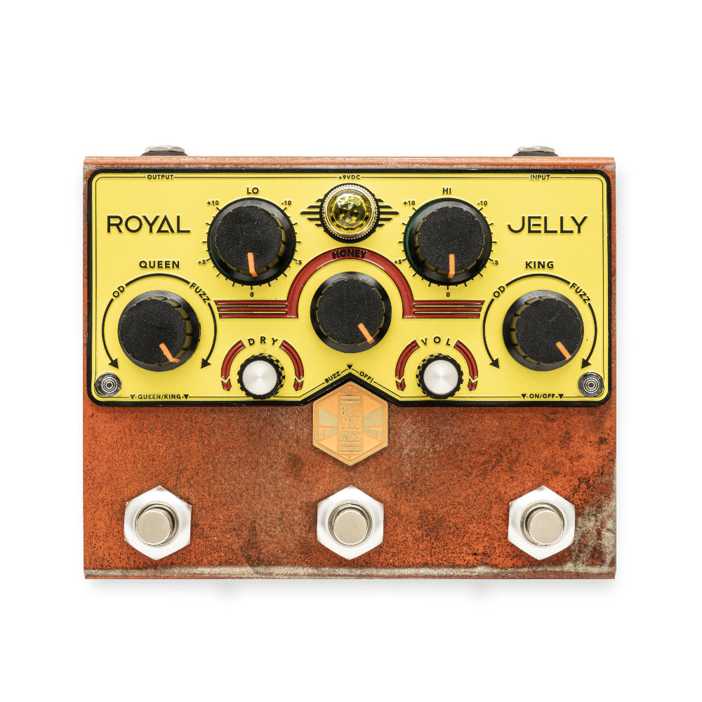 Beetronics Royal Jelly Overdrive/Fuzz Pedal (2024 Chicago Boutique Effects Pedal Bonanza Special Edition) Effects and Pedals / Fuzz