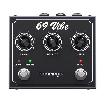 Behringer 69 Vibe Chorus/Vibrato Pedal Effects and Pedals / Chorus and Vibrato