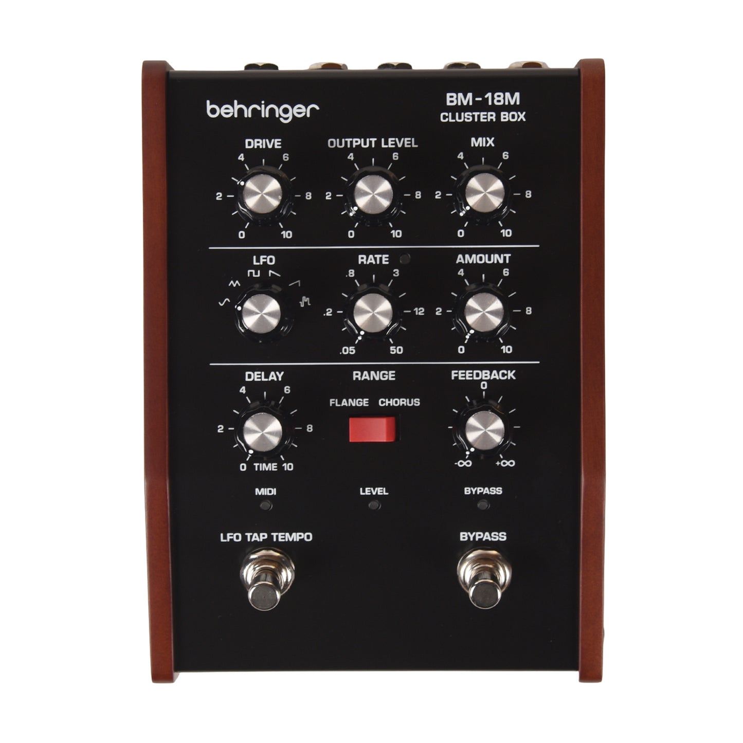 Behringer BM-18M Cluster Box Vintage Analog Cluster Flux Pedal Effects and Pedals / Delay