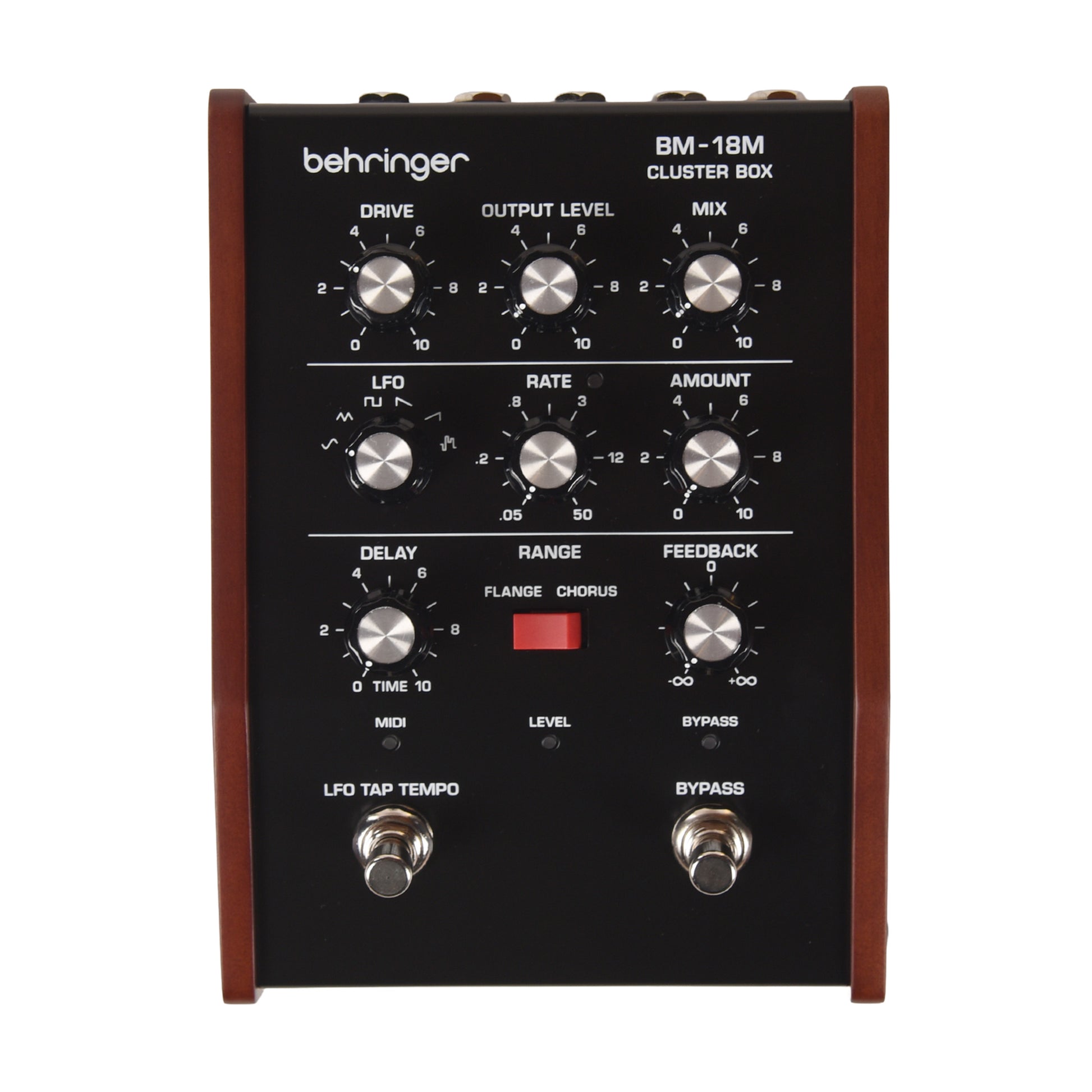 Behringer BM-18M Cluster Box Vintage Analog Cluster Flux Pedal Effects and Pedals / Delay