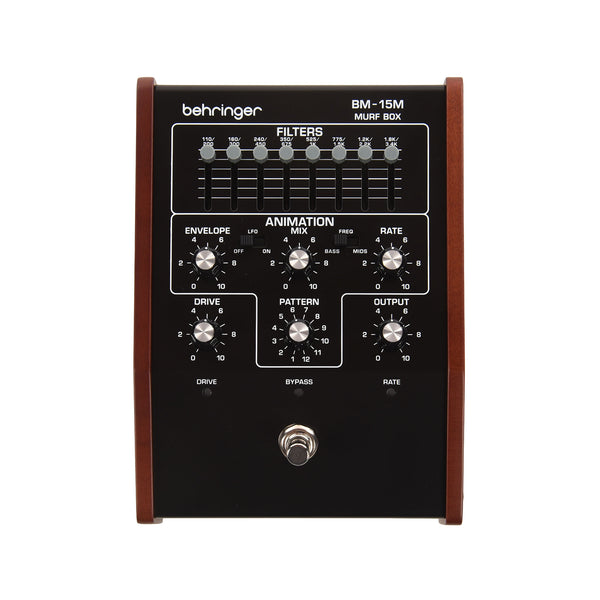behringer bass pedals Behringer BM-15M Murf Box Multiple Resonance Filter Array Pedal