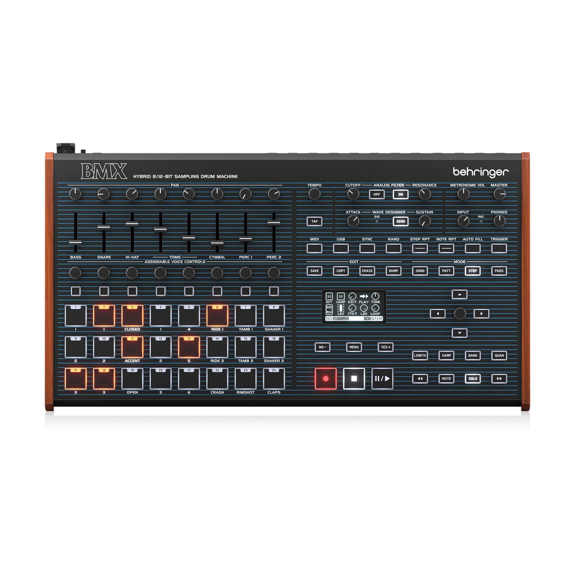 Behringer BMX Classic Hybrid Drum Machine Electronic Percussion
