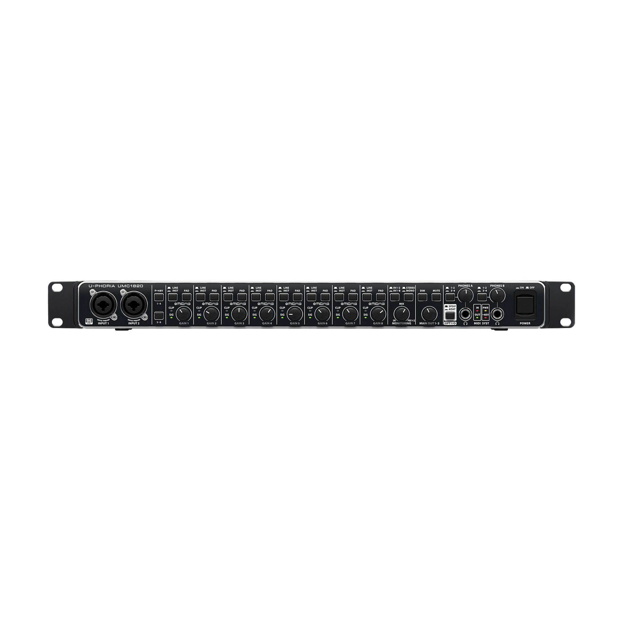 Behringer U-Phoria UMC1820 USB Audio Interface Interfaces