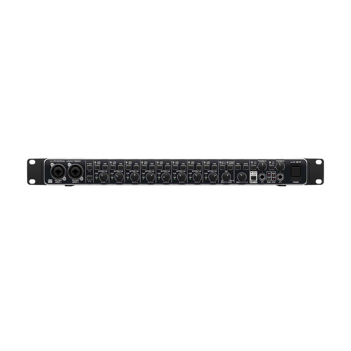 Behringer U-Phoria UMC1820 USB Audio Interface Interfaces