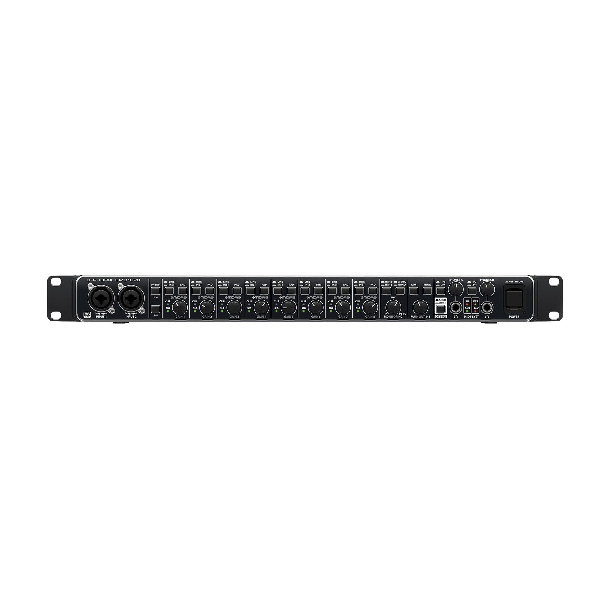 Behringer U-Phoria UMC1820 USB Audio Interface Interfaces