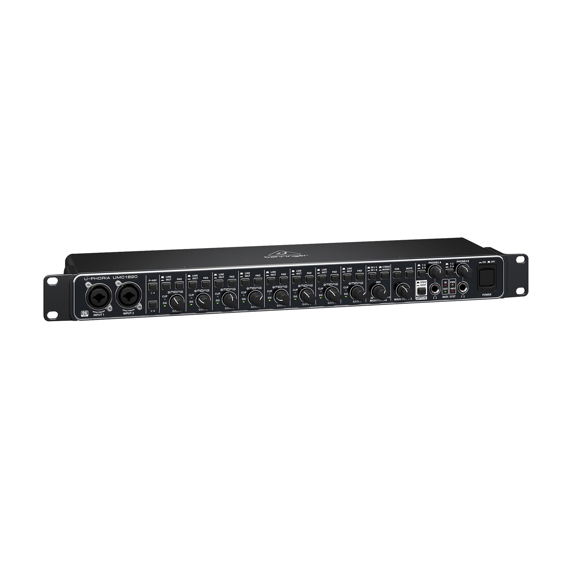 Behringer U-Phoria UMC1820 USB Audio Interface Interfaces