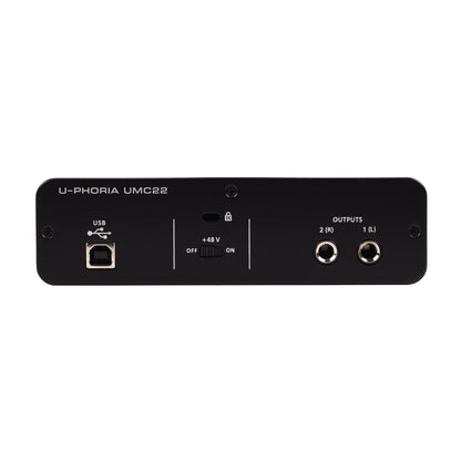Behringer U-Phoria UMC22 USB Audio Interface Interfaces