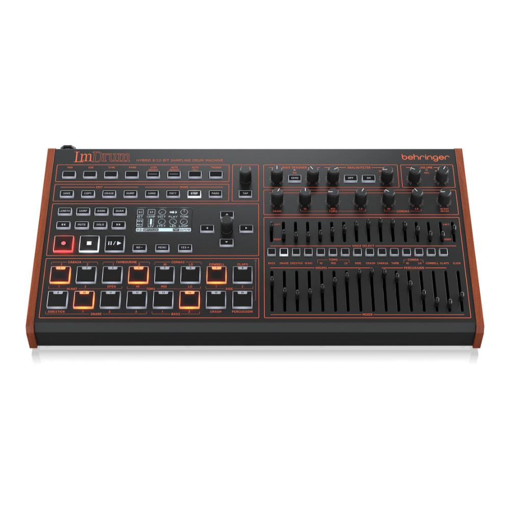 Behringer LM Drum Retro Style Hybrid Sampling Drum Machine Keyboards and Synths / Drum Machines