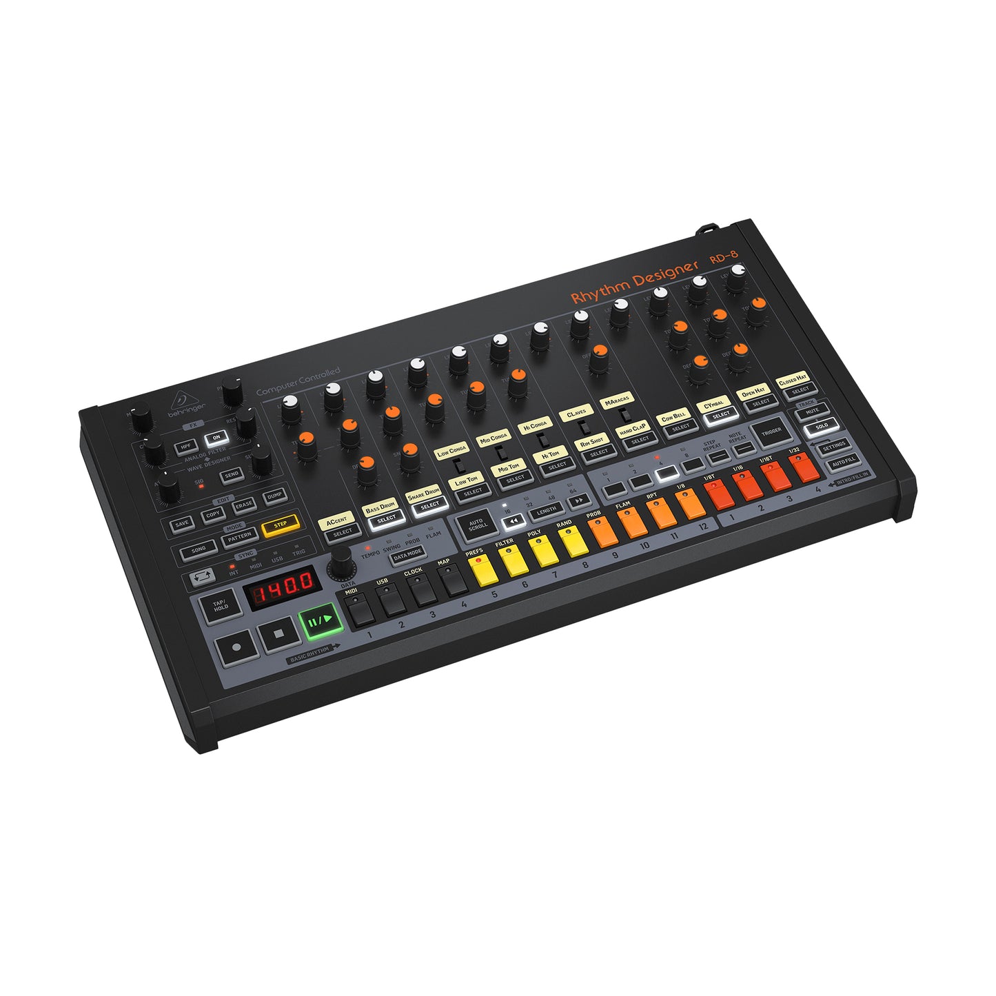 Behringer RD-8 MKII Analog Drum Machine Keyboards and Synths / Drum Machines