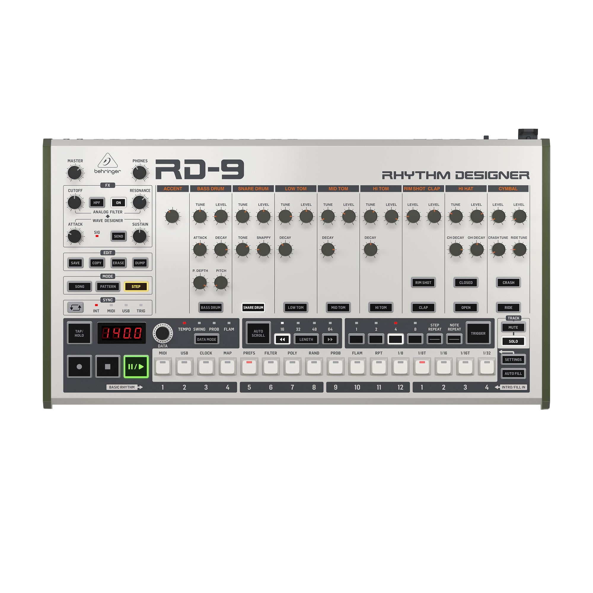 Behringer RD-9 Analog Drum Machine Keyboards and Synths / Drum Machines