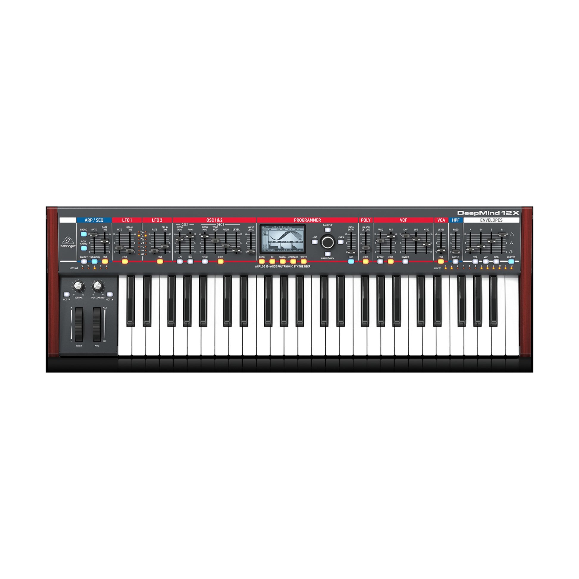 Behringer Deepmind 12X 49-Key 12-Voice Analog Polyphonic Synthesizer Keyboards and Synths / Synths / Analog Synths