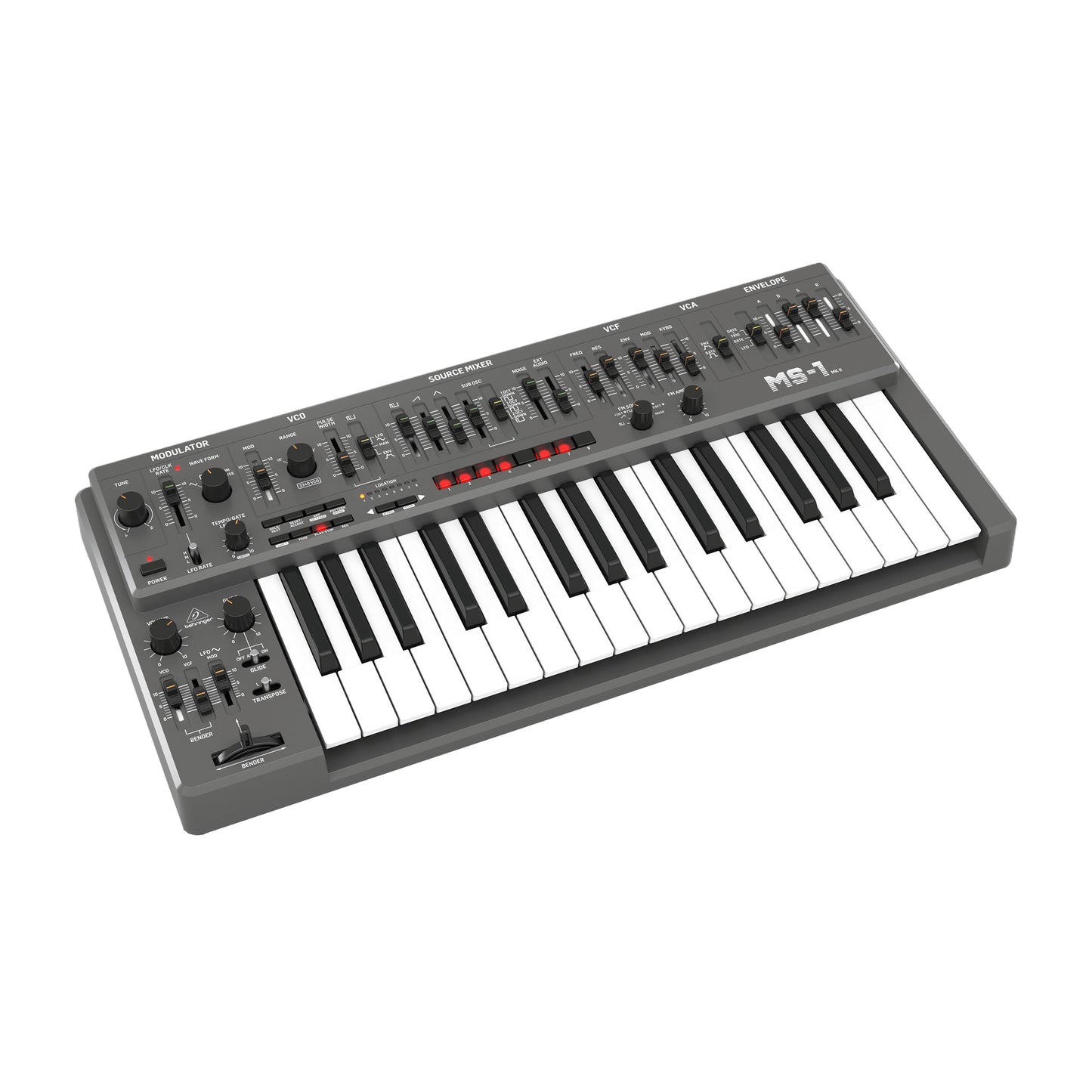 Behringer MS-1 MK II-GY Monophonic Analog Synthesizer Grey Keyboards and Synths / Synths / Analog Synths