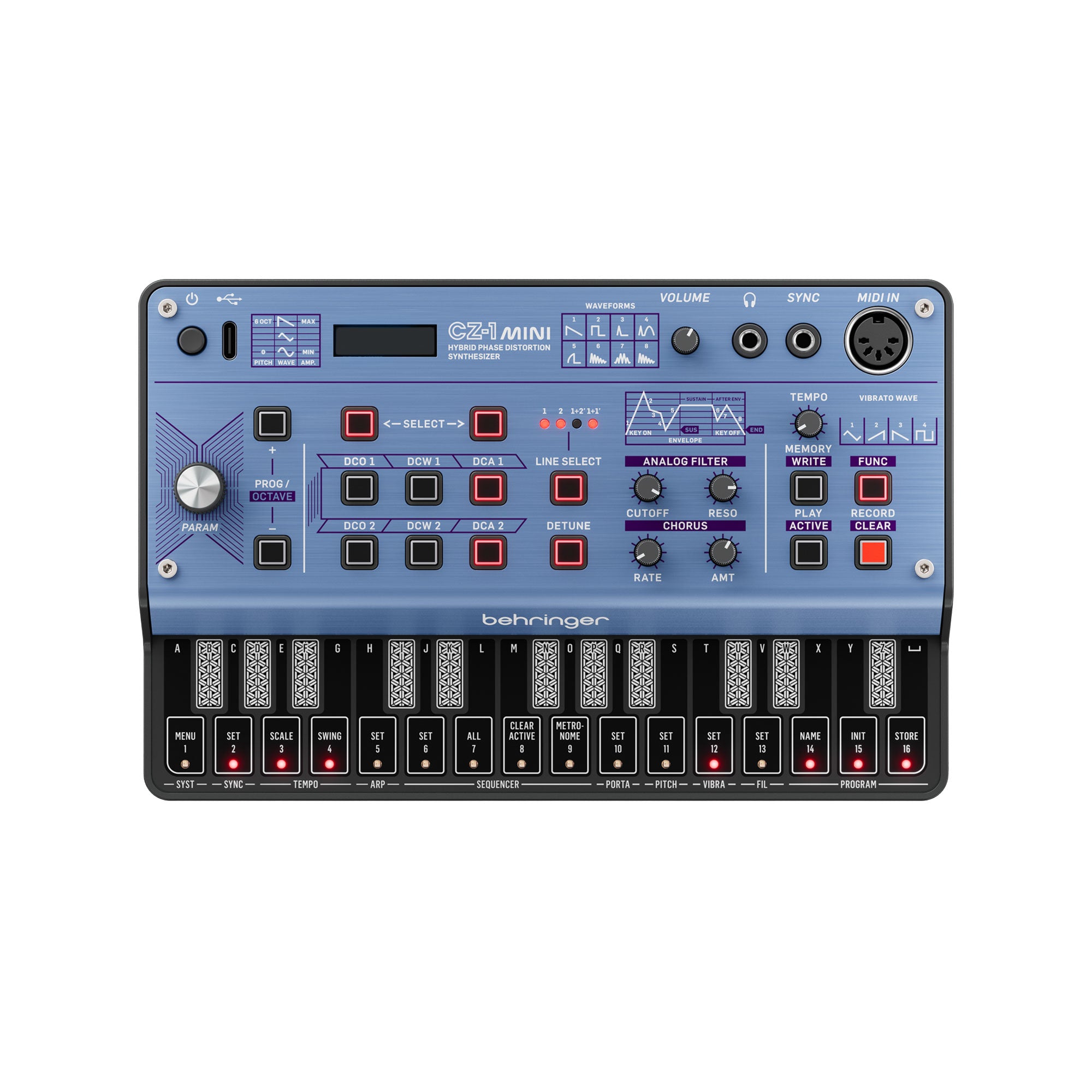 Behringer CZ-1 Mini Portable 3-Voice Hybrid Phase Distortion