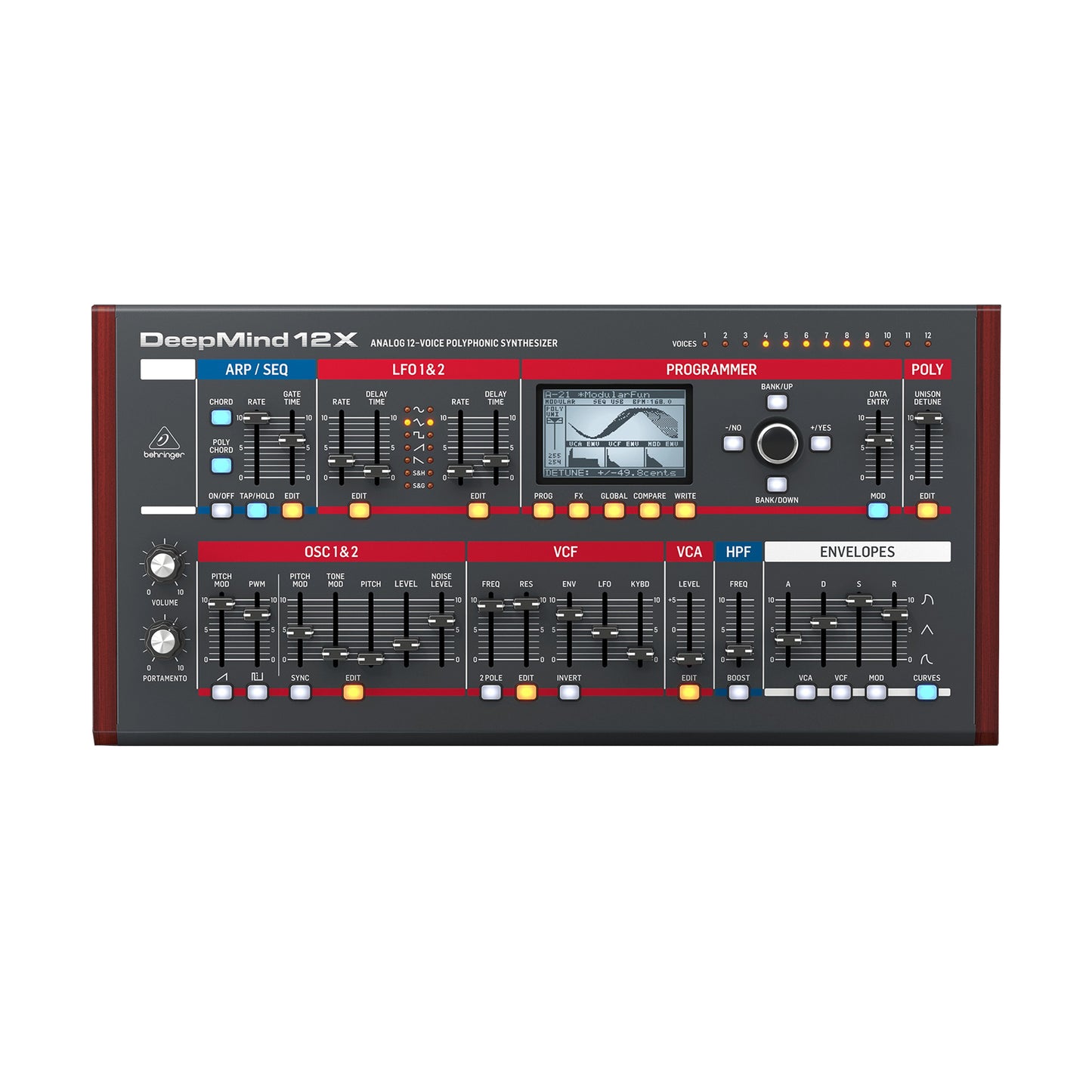 Behringer Deepmind 12XD 12-Voice Analog Polyphonic Desktop Synthesizer Keyboards and Synths / Synths / Digital Synths