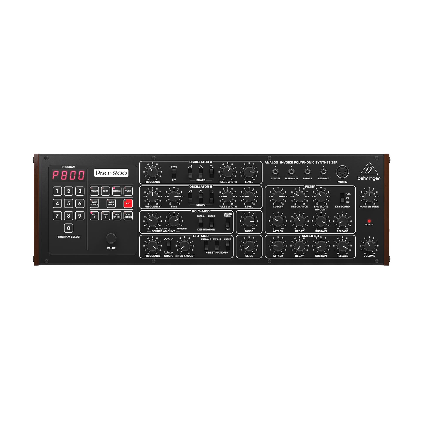 Behringer PRO-800 8-Voice Polyphinic Analog Desktop Synthesizer Keyboards and Synths / Synths / Digital Synths