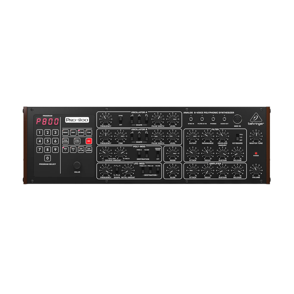 Behringer PRO-800 8-Voice Polyphinic Analog Desktop Synthesizer ...