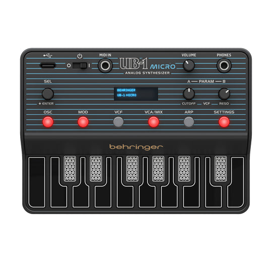 Behringer UB-1 Micro Portable Analog Synthesizer Keyboards and Synths / Workstation Keyboards
