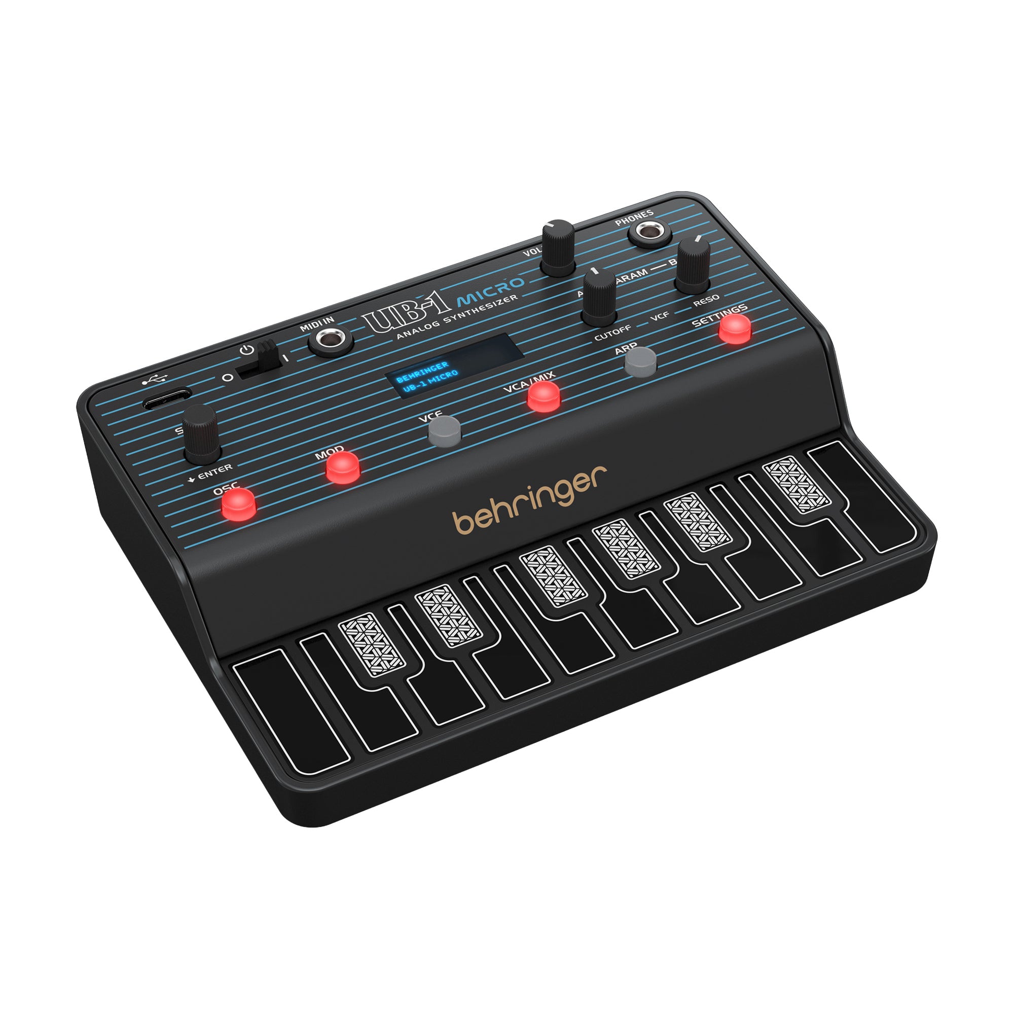 Behringer UB-1 Micro Portable Analog Synthesizer Keyboards and Synths / Workstation Keyboards