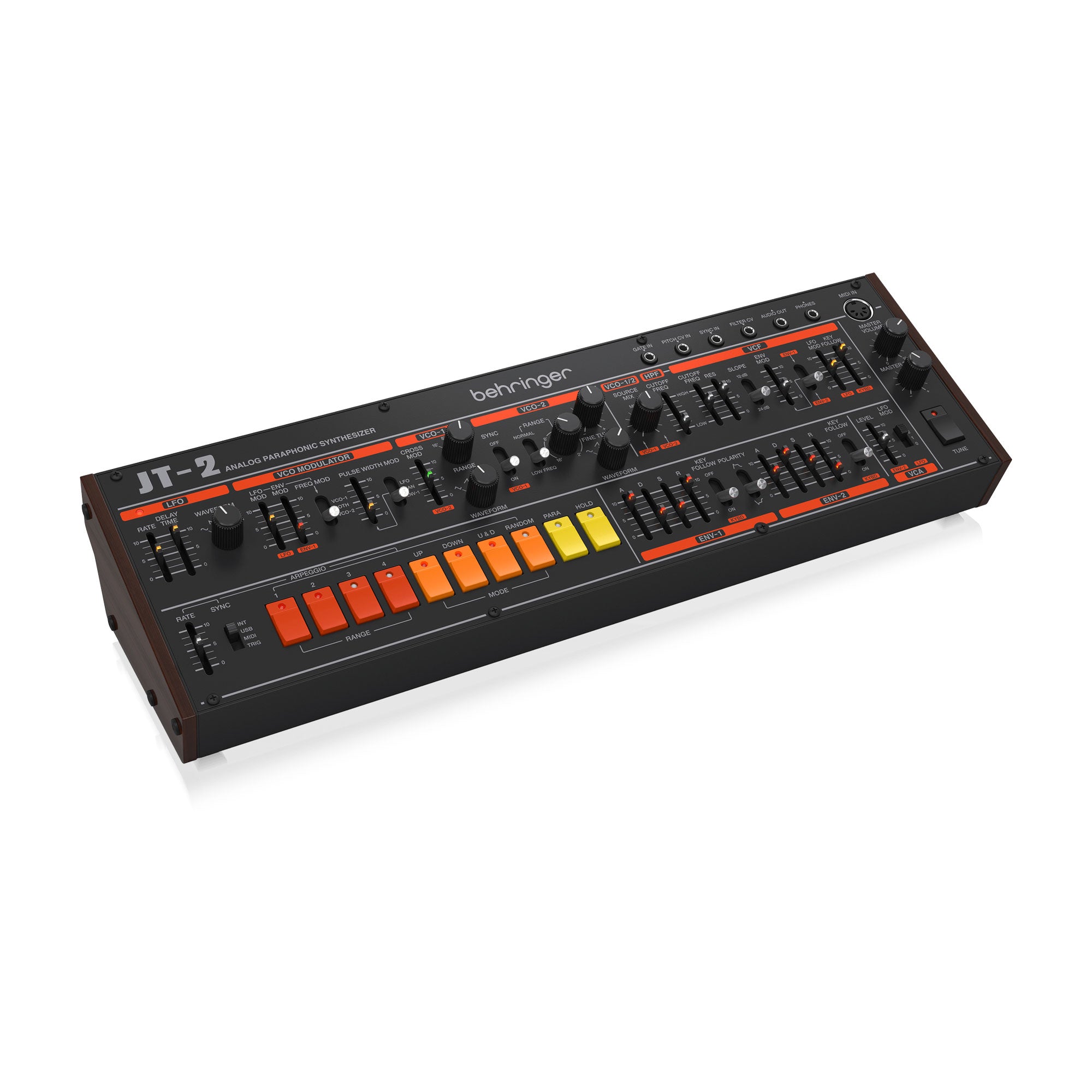 Behringer JT-2 Paraphonic Analog Desktop Synthesizer Synthesizers