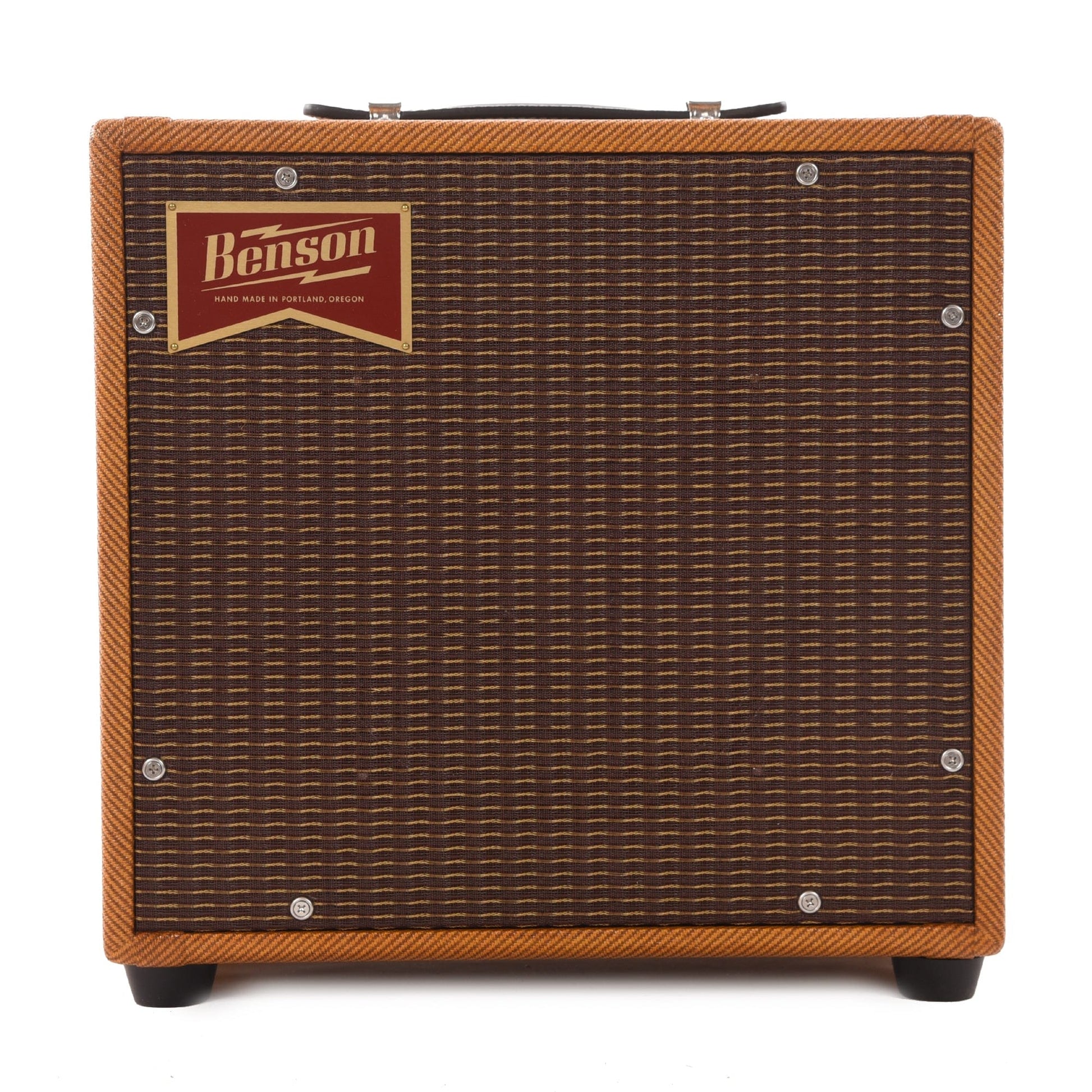 Benson Vinny Reverb 1x10 Combo Amp Tweed w/ Oxblood Grill Amplifiers