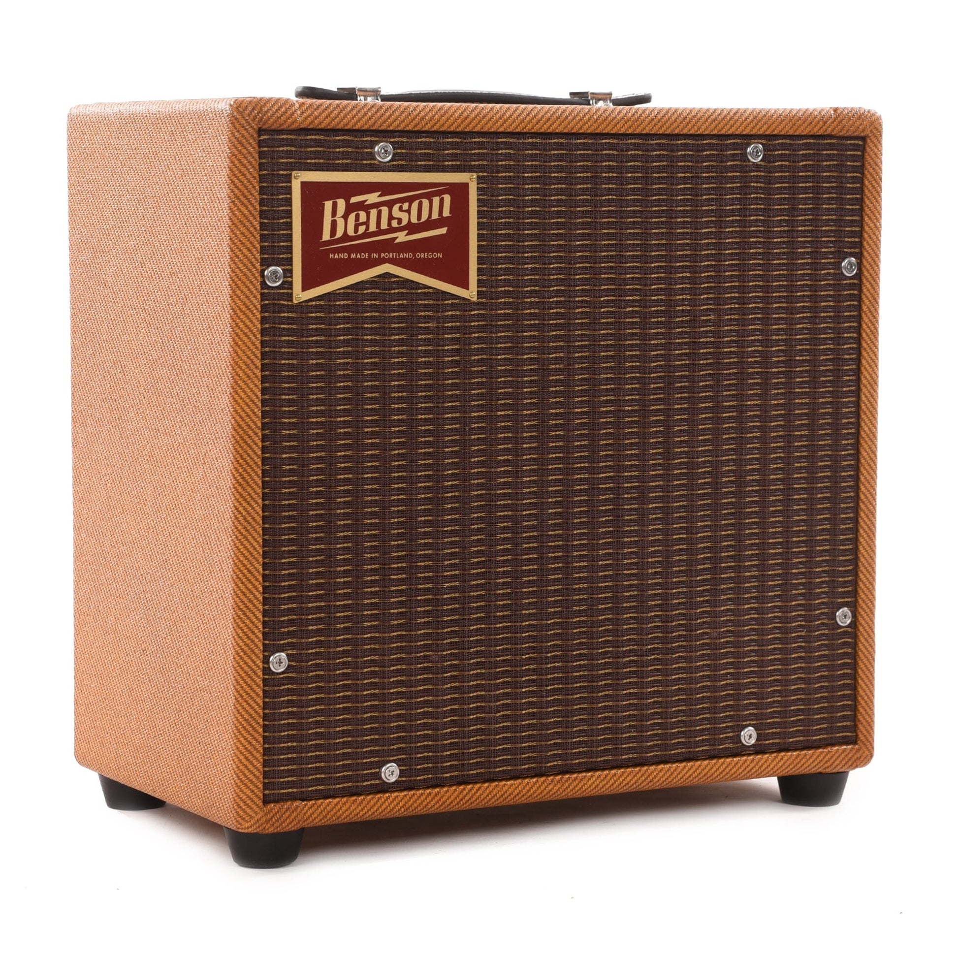 Benson Vinny Reverb 1x10 Combo Amp Tweed w/ Oxblood Grill Amplifiers