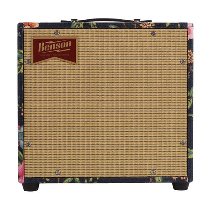 Benson Vinny Reverb 5w 1x10 Combo Amp Navy Blue Floral w/ Wheat Cloth Amplifiers