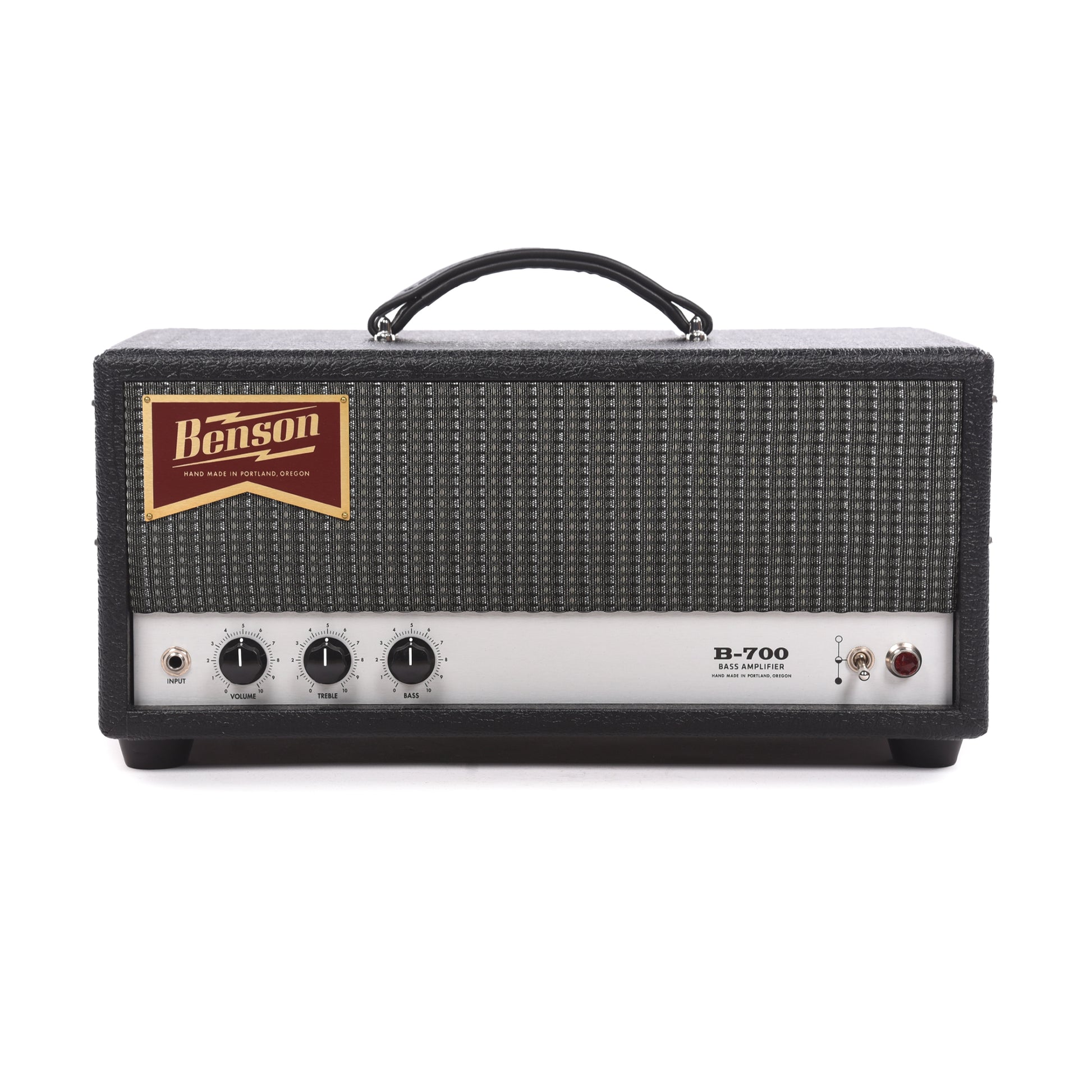 Benson B700 700w Bass Tube Amp Head Black w/ Silver Grill Amps / Bass Amps / Bass Heads