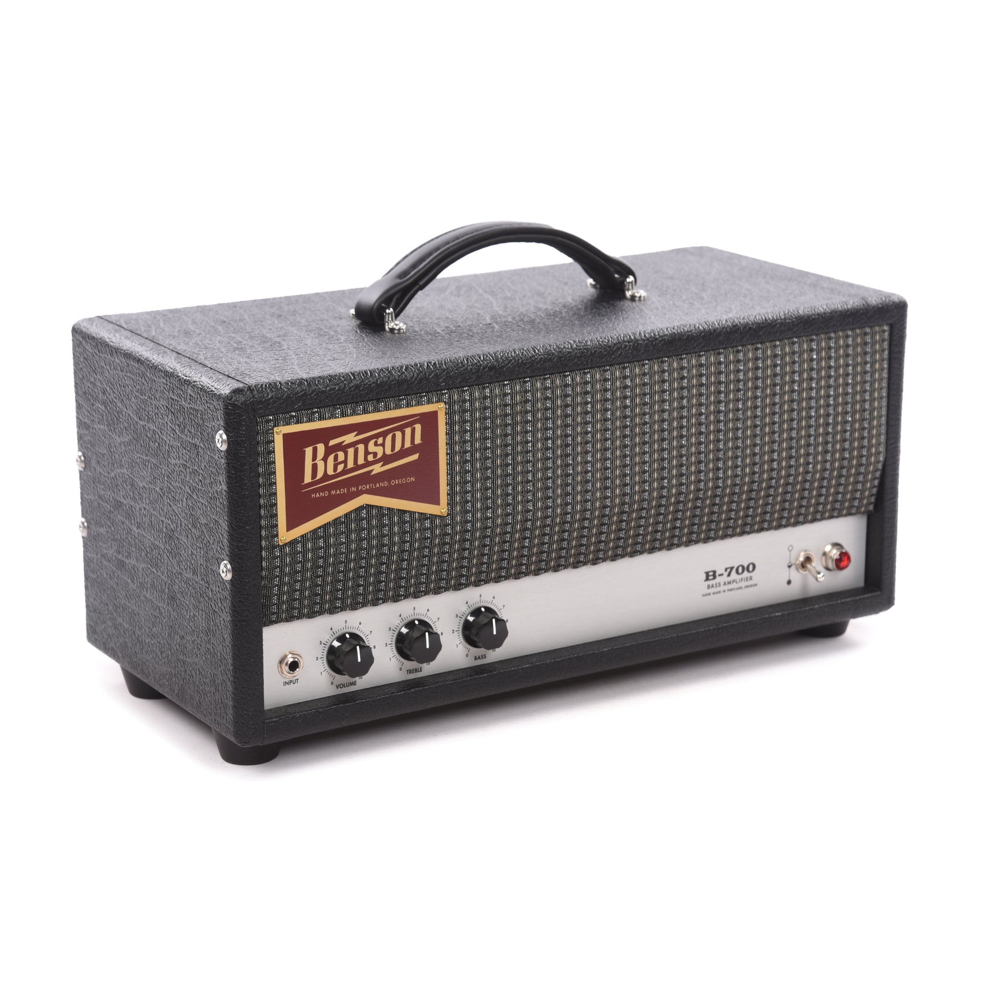 Benson B700 700w Bass Tube Amp Head Black w/ Silver Grill Amps / Bass Amps / Bass Heads