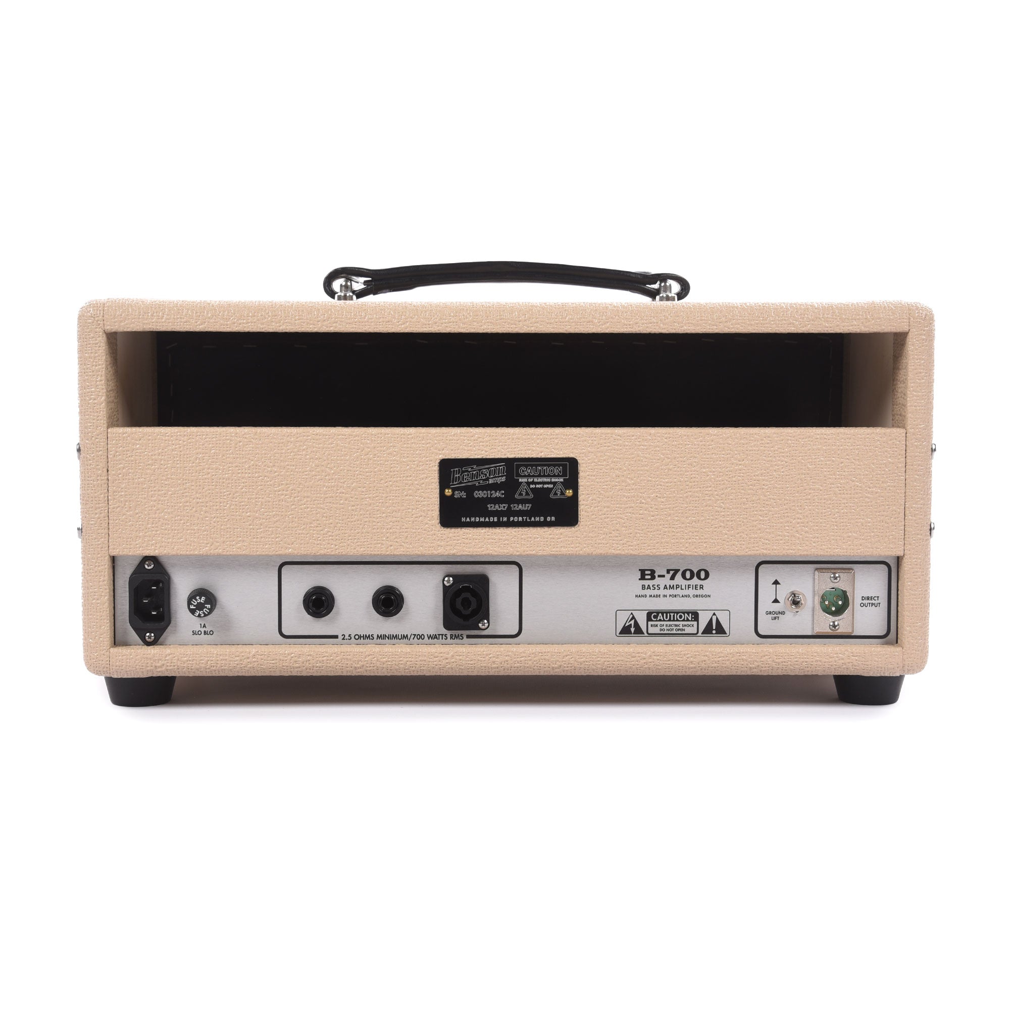 Benson B700 700w Bass Tube Amp Head Blonde w/ Purple Grill Amps / Bass Amps / Bass Heads